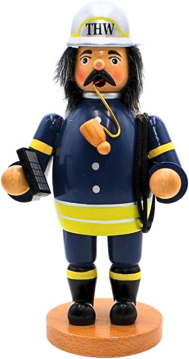 Image du produit Dekohelden24 Räuchermann THW Helferfigur