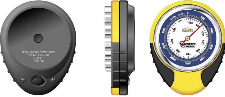 Actual product image TFA Altimeter HiTrax Globe Heights