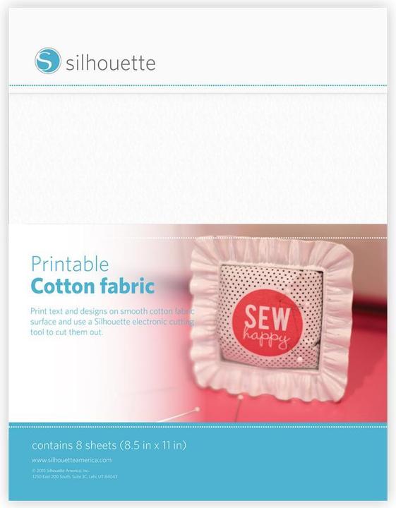 Silhouette Printable Cotton Fabric