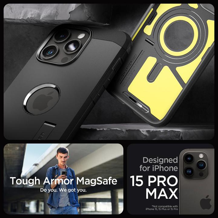 Actual product image Spigen Tough Armor MAG (Apple iPhone 15 Pro Max)