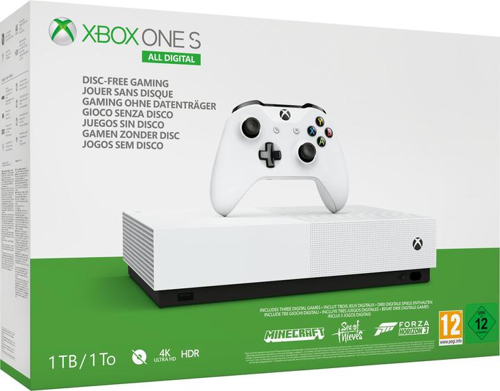 Produktbild Microsoft Xbox One S All Digital