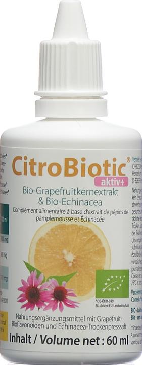 Produktbild Citrobiotic aktiv+ Grapefruitkern Extrakt & Echinacea Bio (1 Stück, Flüssigkeit, 85 g)