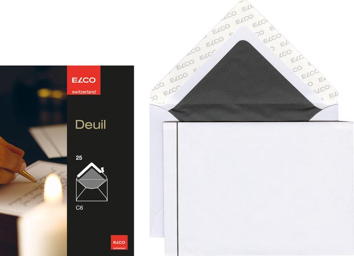 Image du produit Elco Enveloppe de deuil Bureau (C6, 25 x)