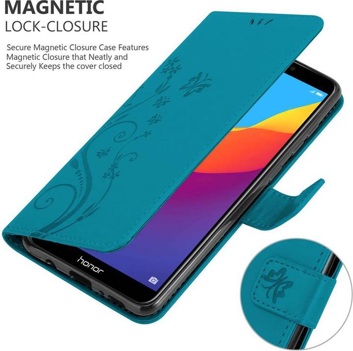 Immagine prodotto Cadorabo Copertina del libro di fiori (Huawei Y7 (2018))