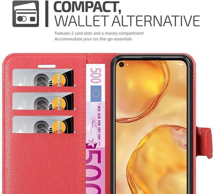 Actual product image Cadorabo Book with stand function cover (Huawei Nova 7i, Huawei P40 Lite)