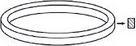 Produktbild Nedis Plattenspieler Riemen Original-Teilenummer Turntable 176 x 0.6 x 5 mm