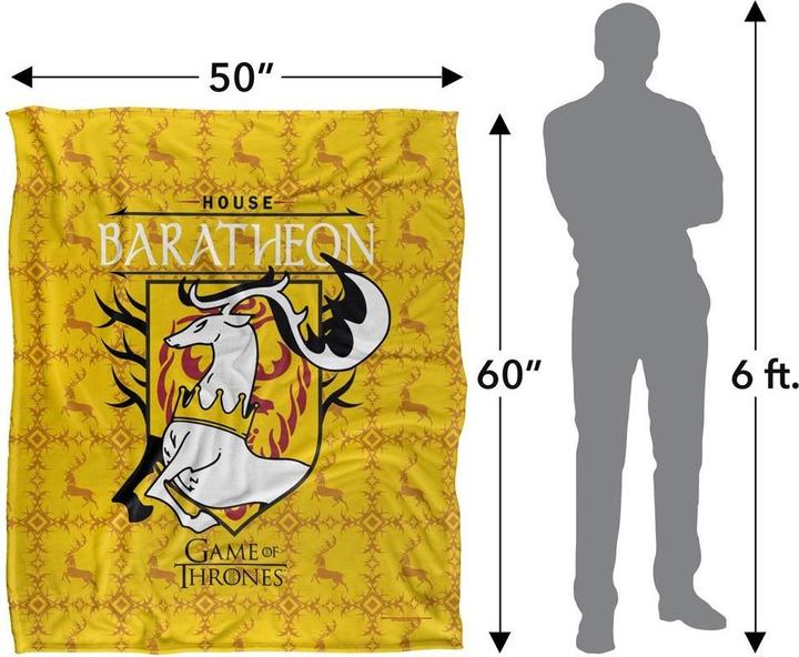 Produktbild Game of Thrones Decke House Baratheon (152 x 127 cm)
