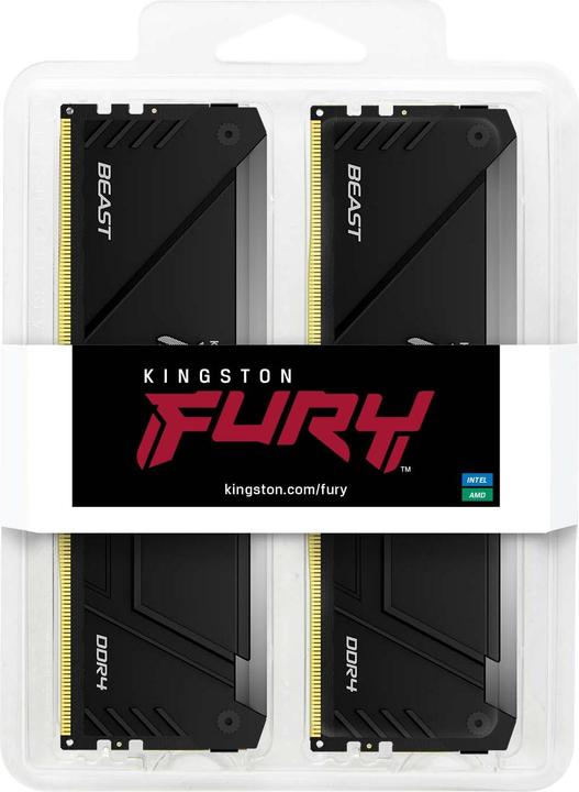 Image du produit Kingston 64GB DDR4-3200MT/s CL16 (2 x 32GB, 1600 MHz, RAM DDR4, DIMM)