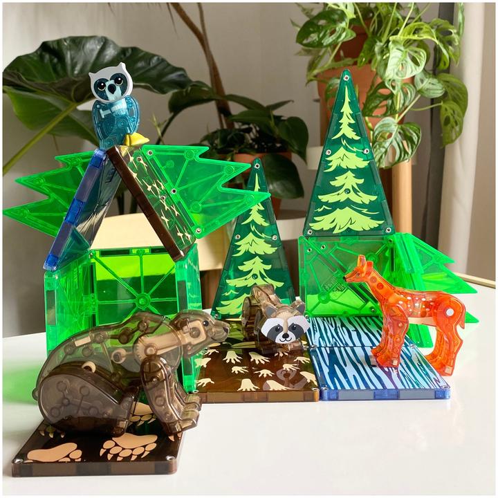 Actual product image Magna-Tiles Forest Animals Set (25 pieces)