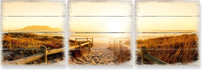 Actual product image FC Schalke 04 Set Sunset at the Beach (3 pieces) (40 x 41.5 cm)