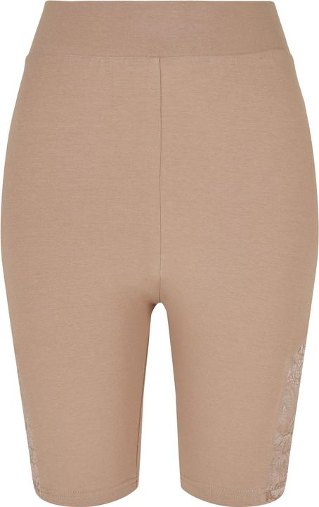 Actual product image Urban Classics Ladies High Waist Lace Inset Cycle Shorts - 16956 (M)
