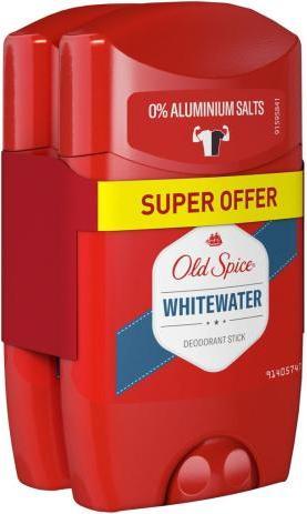 Old Spice WhiteWater Duo Deodorant Stick for Men 2 x 50 ml (Stick, 100 ml)