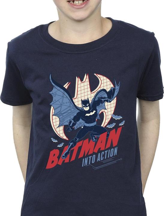 Immagine prodotto Batman Into Action Maglietta Ragazzi (140, 146)