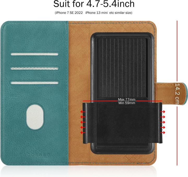 Actual product image Cadorabo Case for Nokia Lumia 625 Book Cover (Nokia Lumia 625)