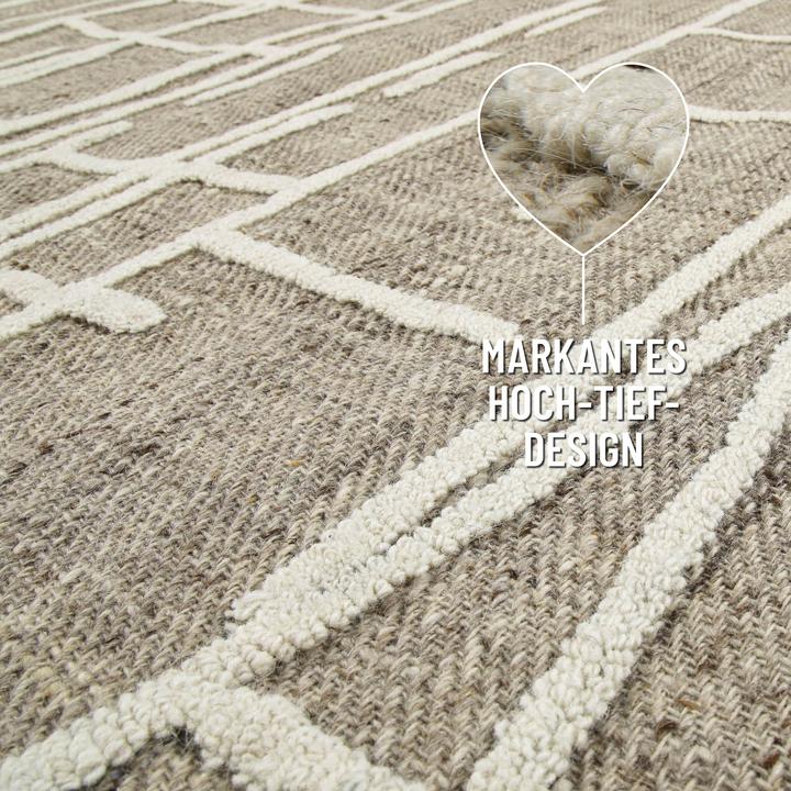 Produktbild Wecon Home Kurzflorteppich Hamptons TWENTYFIVE (180 x 180 cm)