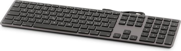 Actual product image LMP USB keyboard KB-1243 with numeric keypad UA layout (DE, Cable)