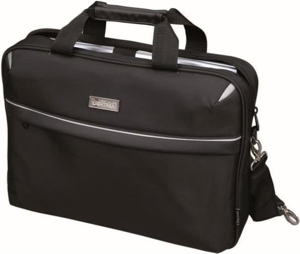 Produktbild Lightpak Notebooktasche "SIERRA", Polyester, schwarzes gepolstertes Laptopfach, Reißverschlussfach mit Organ