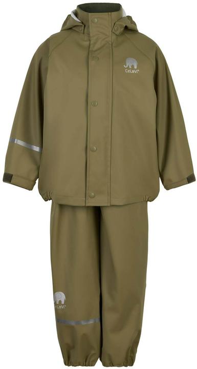 Produktbild CeLaVi Regenbekleidungsset Khaki Gr. 116/122 (120 B)