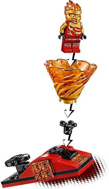 Actual product image LEGO Spinjitzu Slam Kai vs. ice samurai (70684, LEGO Ninjago)