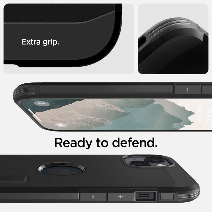 Produktbild Spigen Tough Armor Mag Magsafe iPhone 14 case - Black (Apple iPhone 14)