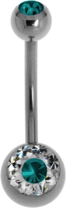 Bijouteria Bauchpiercing (Titan, Swarovski Kristall)