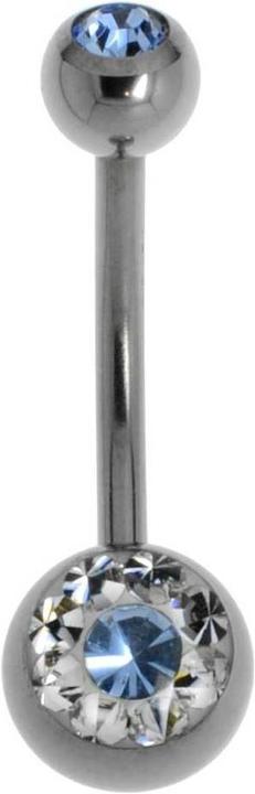 Bijouteria Bauchpiercing (Titan, Swarovski Kristall)