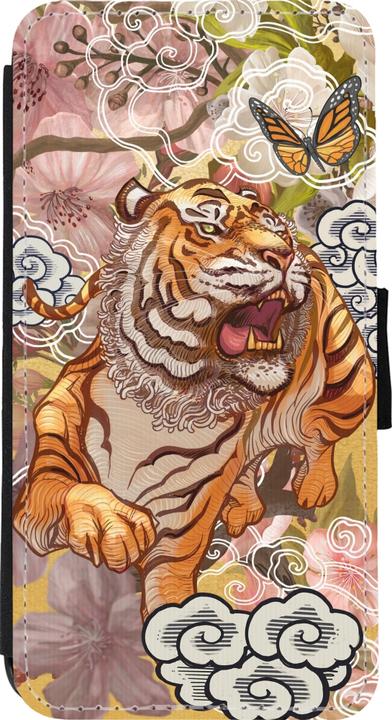 Actual product image PhoneLook Coque Wallet noir Spring 23 japanese tiger (Apple iPhone 11 Pro Max)