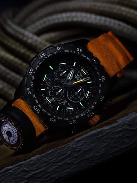Actual product image Luminox Bear Grylls Survival Master 3740 Series (Swiss made, Chronograph, Analogue wristwatch, 45 mm)