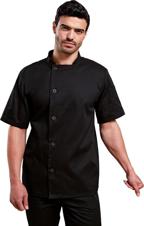 Actual product image Premier Unisex Adult Essential Short-Sleeved Chef Jacket (L)