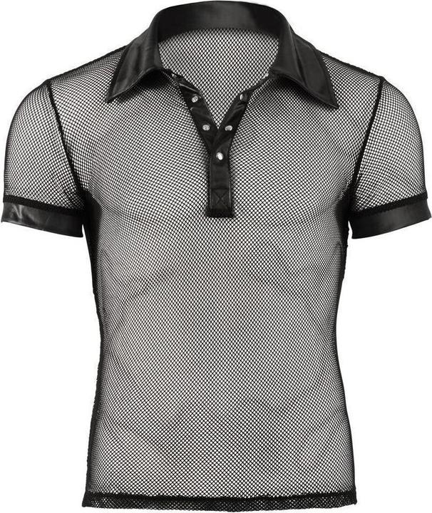 Immagine prodotto Svenjoyment Camicia a rete con look bagnato (L)