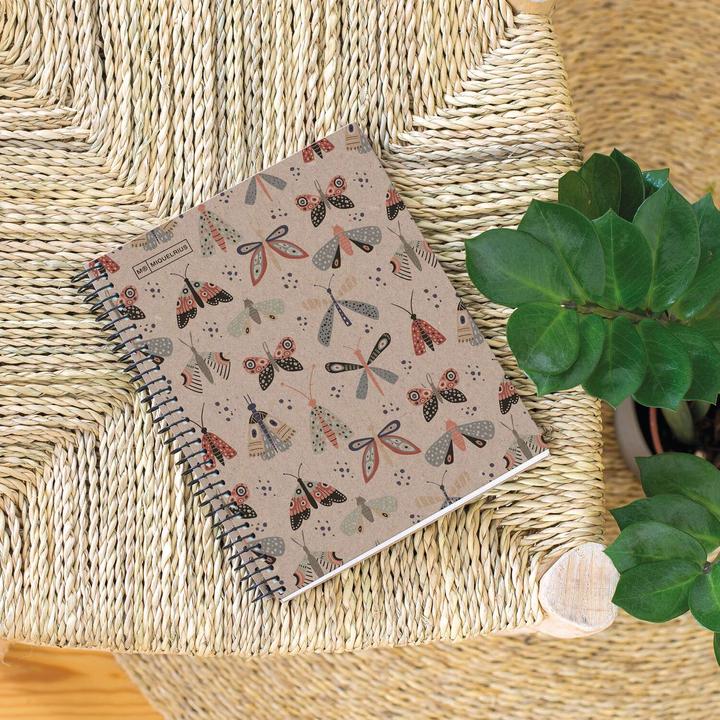 Produktbild Maul ECO Design NB1 ECOBUTTERFLY Recy. A5 SQU 80G farbig (Speditionsversand) (A5, Kariert, Harter Einband)