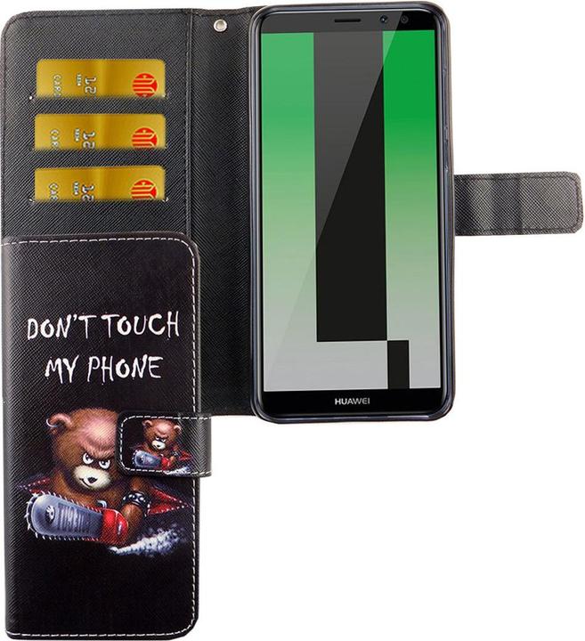 König Design Hülle Handy Schutz für Huawei Mate 10 Lite Case Cover Tasche Wallet Etui Bumper (Huawei Mate 10 Lite)