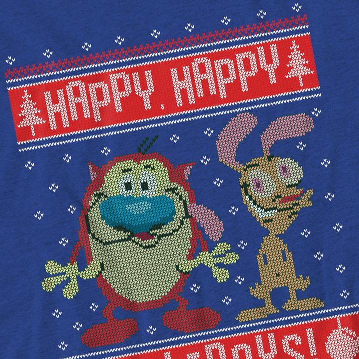 Produktbild Ren & Stimpy Happy Happy Holidays TShirt (3XL)