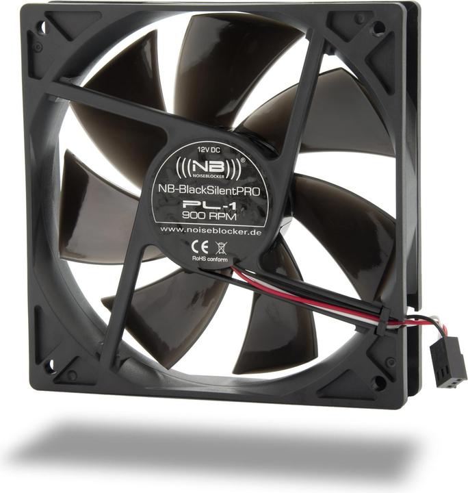 Actual product image Noiseblocker BlackSilentPro-Series PL1 (120 mm, 1 x)