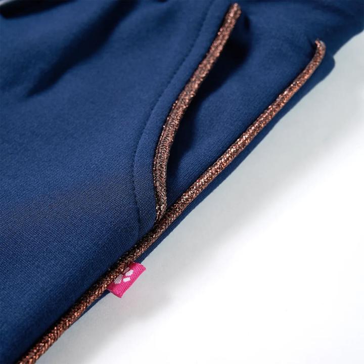 Produktbild VidaXL Kinderhose mit Kordelzug Marineblau 140,Farbe (140)