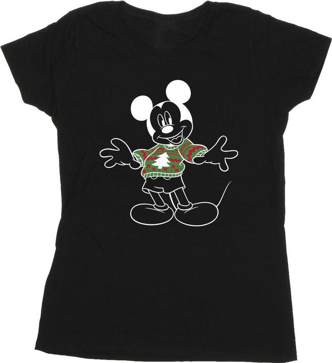 Immagine prodotto Disney Mickey Mouse Xmas Jumper Maglietta Donna (L)