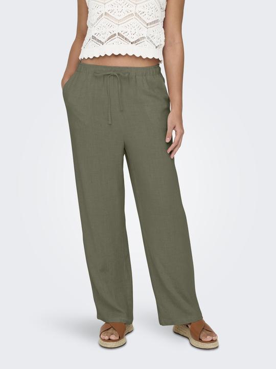 Immagine prodotto Only ONLSIESTA Pantaloni a vita media dal taglio dritto Pantaloni (L)