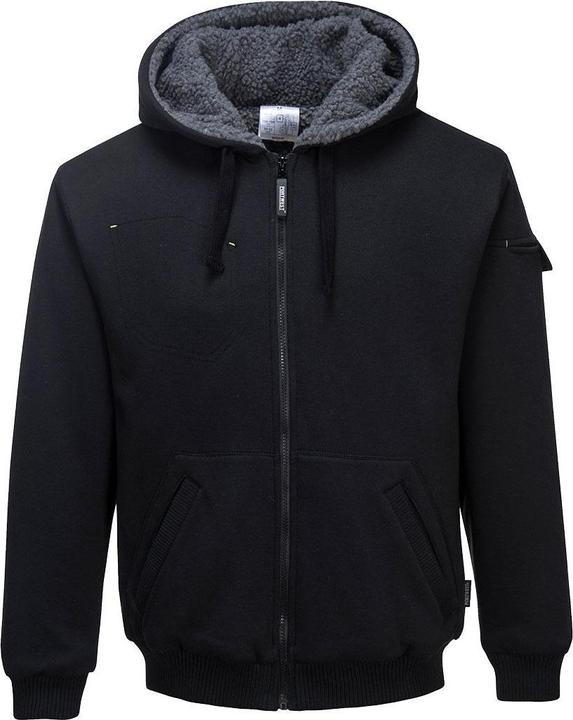 Portwest Pewter Hoodie mit durchgehendem Reissverschluss