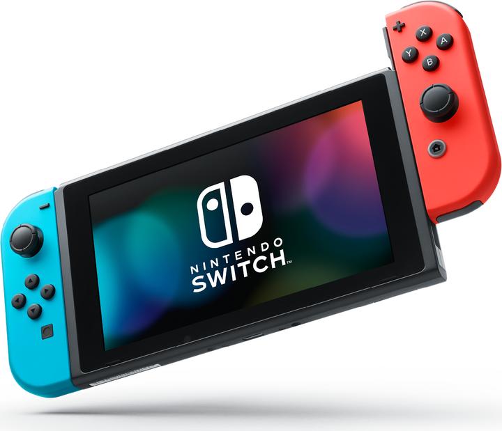 Actual product image Nintendo Switch – Neon red / Neon blue