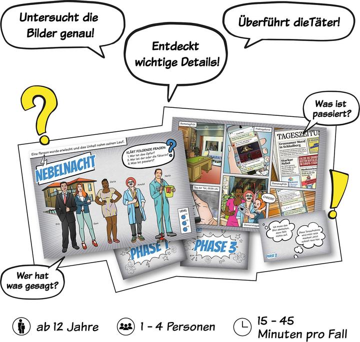 Image du produit Hidden Games Suspicion : des tueurs et des chats - Jeu de piste sur les crimes (Allemand)