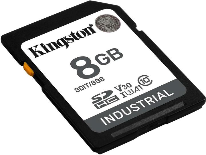 Immagine prodotto Kingston Scheda Ind. SD +ADP 8GB pSLC (8 GB, SDHC, U3, UHS-I)