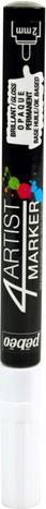 Produktbild Pebeo 4Artist Marker 2mm Rund (Weiss, 2 mm)