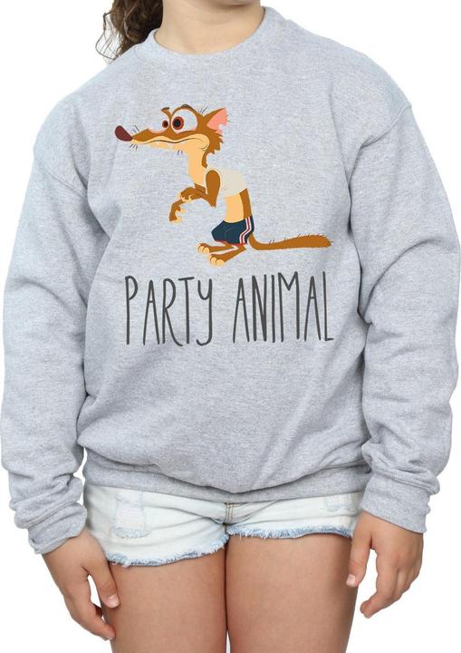 Actual product image Disney Girls Zootropolis Party Animal Sweatshirt (152, 158)