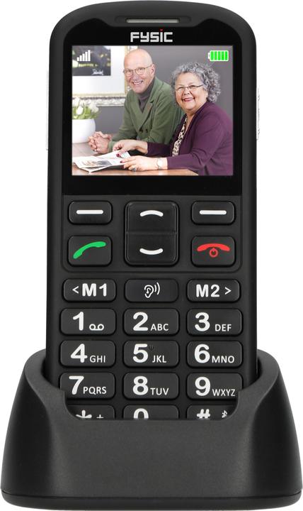 Produktbild Fysic F10 - Eenvoudige Mobiele Telefoon voor Senioren met SOS Paniekknop - Zwart (2.20", 4G)