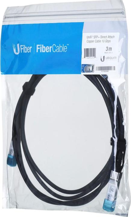 Immagine prodotto Ubiquiti Cavo UniFi SFP+ Twinax 3m (UTP, CAT6, 3 m)