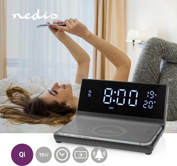 Actual product image Nedis Alarm clock