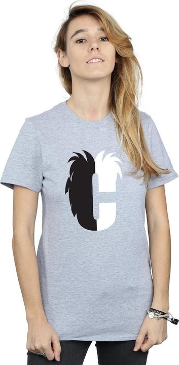 Immagine prodotto Disney Alphabet C Is For Cruella De Vil Maglietta Ampia Donna (M)