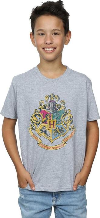 Actual product image Boys Hogwarts Crest T-Shirt (116)