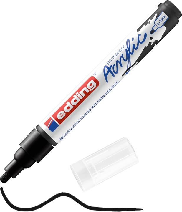 Actual product image Edding Acrylic marker 5100 Medium (Deep black, 3 mm, 1 x)