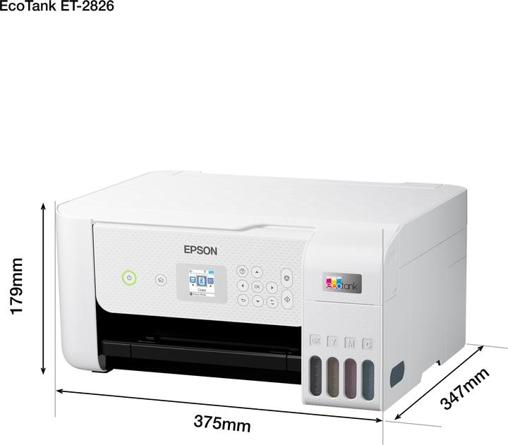 Actual product image Epson EcoTank ET-2826 (Ink tank, Colour)